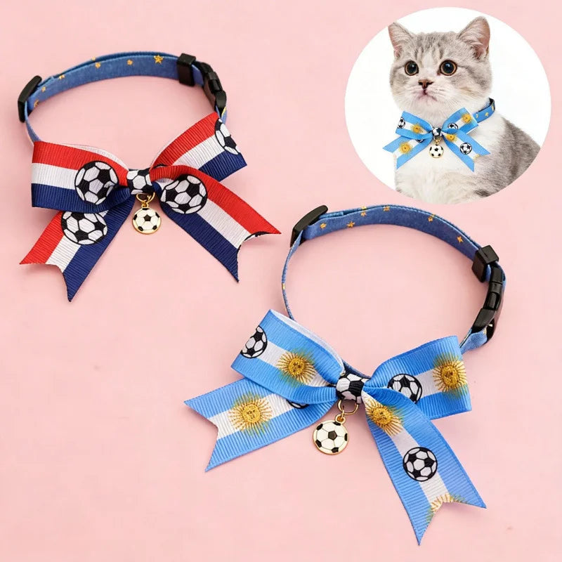 National Team Pet Bowtie Collar | Soccer Matchday Accessories for Dogs & Cats