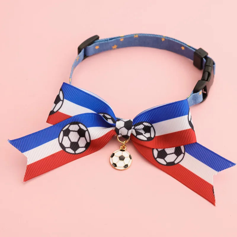 National Team Pet Bowtie Collar | Soccer Matchday Accessories for Dogs & Cats