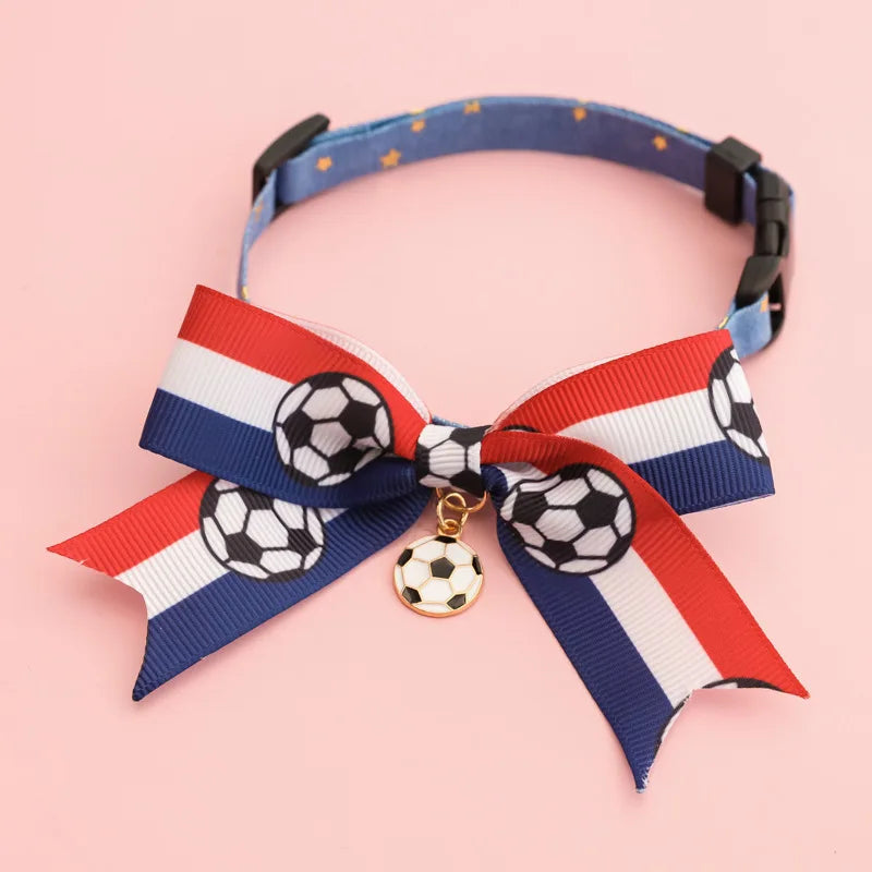 National Team Pet Bowtie Collar | Soccer Matchday Accessories for Dogs & Cats