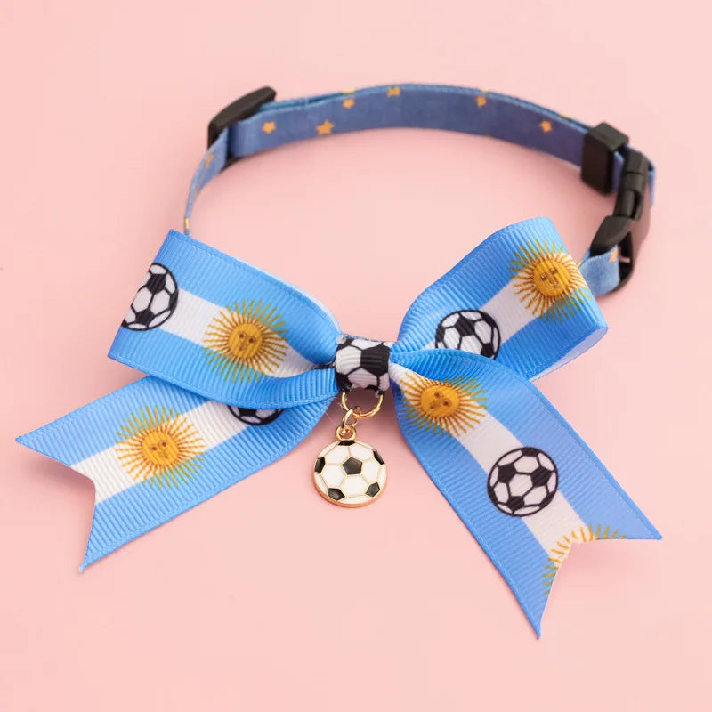 National Team Pet Bowtie Collar | Soccer Matchday Accessories for Dogs & Cats