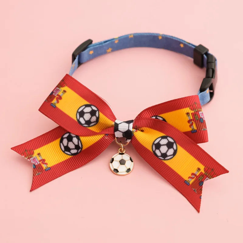 National Team Pet Bowtie Collar | Soccer Matchday Accessories for Dogs & Cats