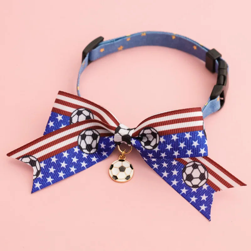 National Team Pet Bowtie Collar | Soccer Matchday Accessories for Dogs & Cats