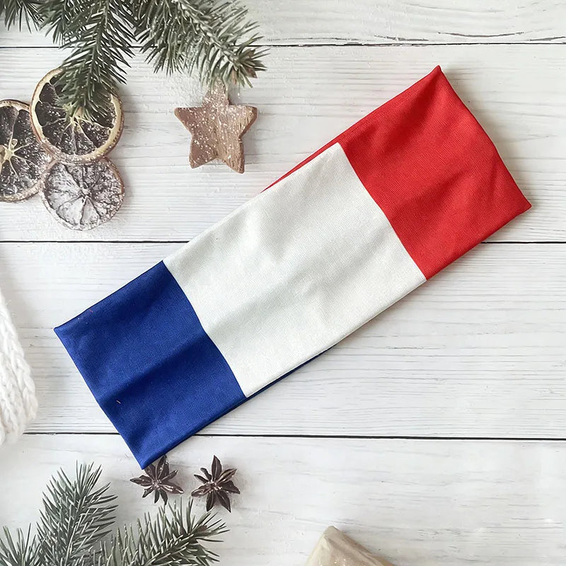 National Team Flag Sport Headband | Soccer Matchday Fan Hair Accessory