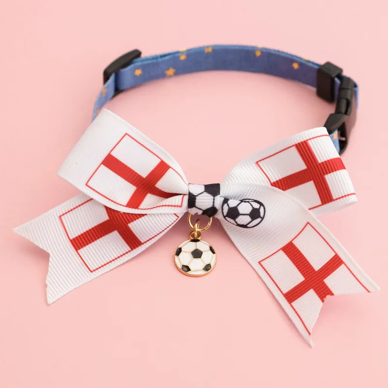 National Team Pet Bowtie Collar | Soccer Matchday Accessories for Dogs & Cats