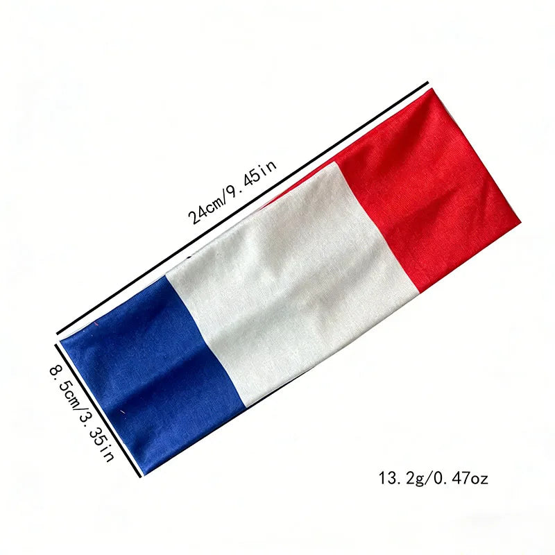 National Team Flag Sport Headband | Soccer Matchday Fan Hair Accessory