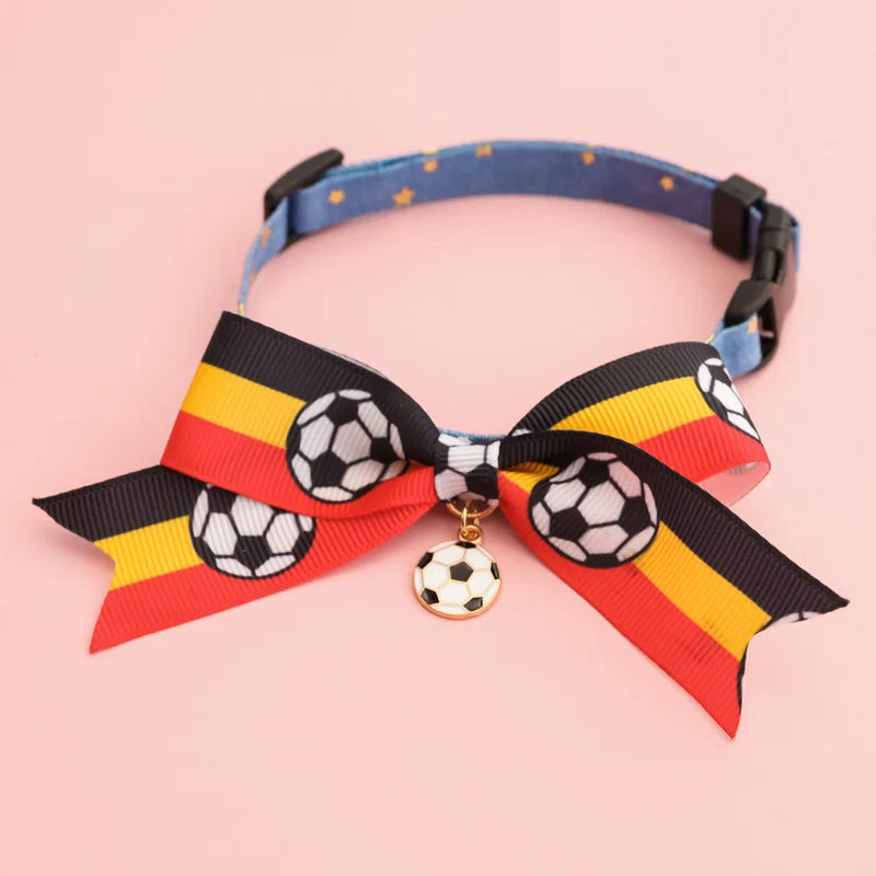 National Team Pet Bowtie Collar | Soccer Matchday Accessories for Dogs & Cats